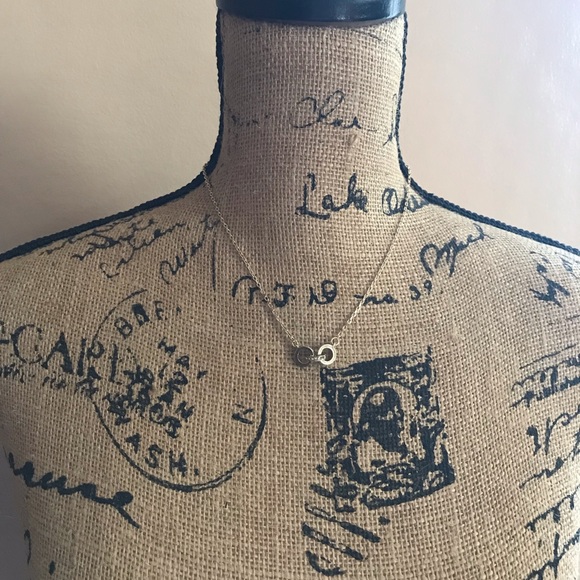 New York & Co Gold and Crystals Ring Necklace - Picture 3 of 3